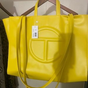 Large yellow telfar bag